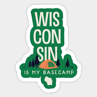 Wisconsin is my Base Camp Sticker